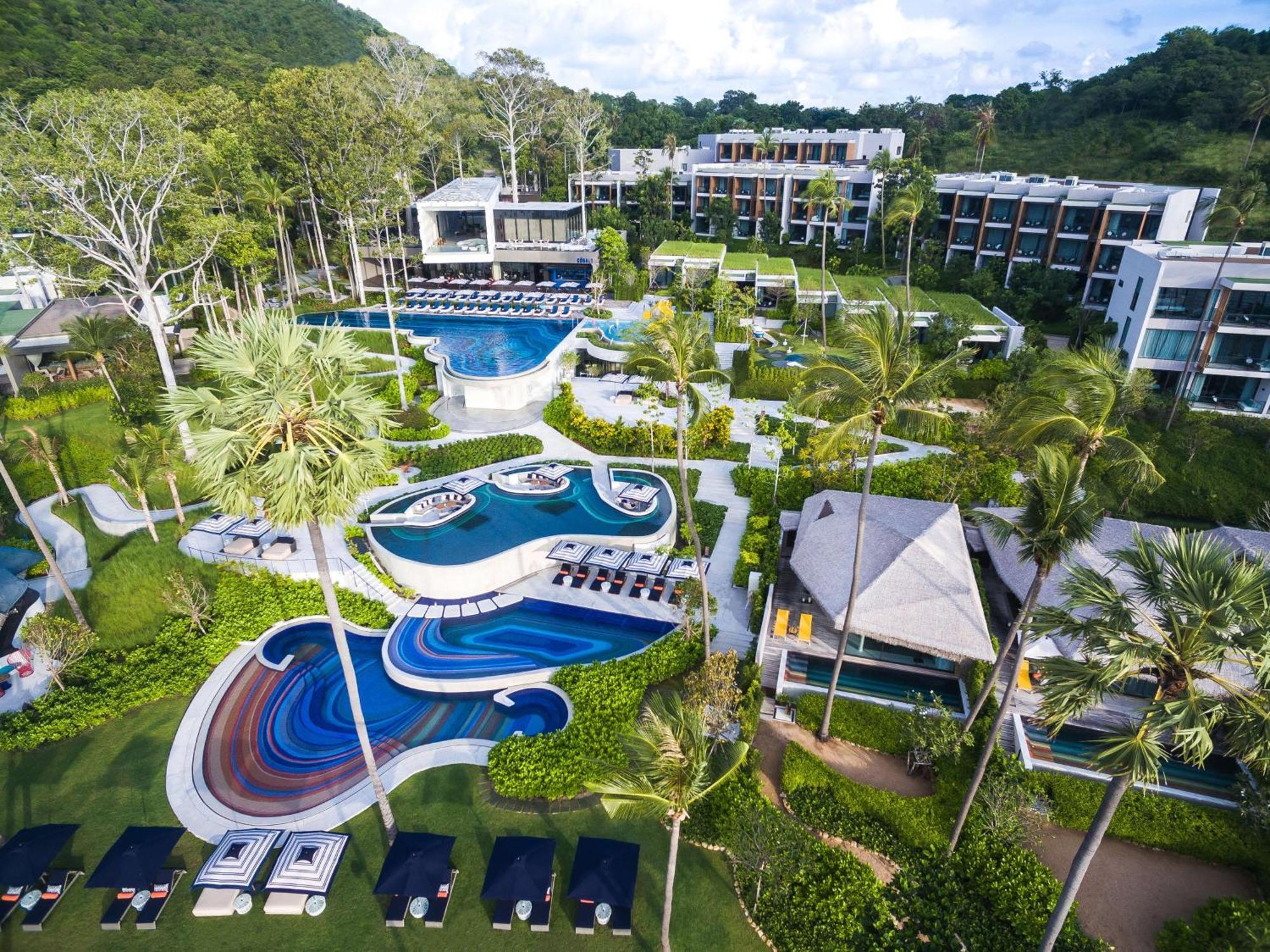 Hyatt Regency Koh Samui Hotel Csaveng-part Kültér fotó Aerial view of the resort