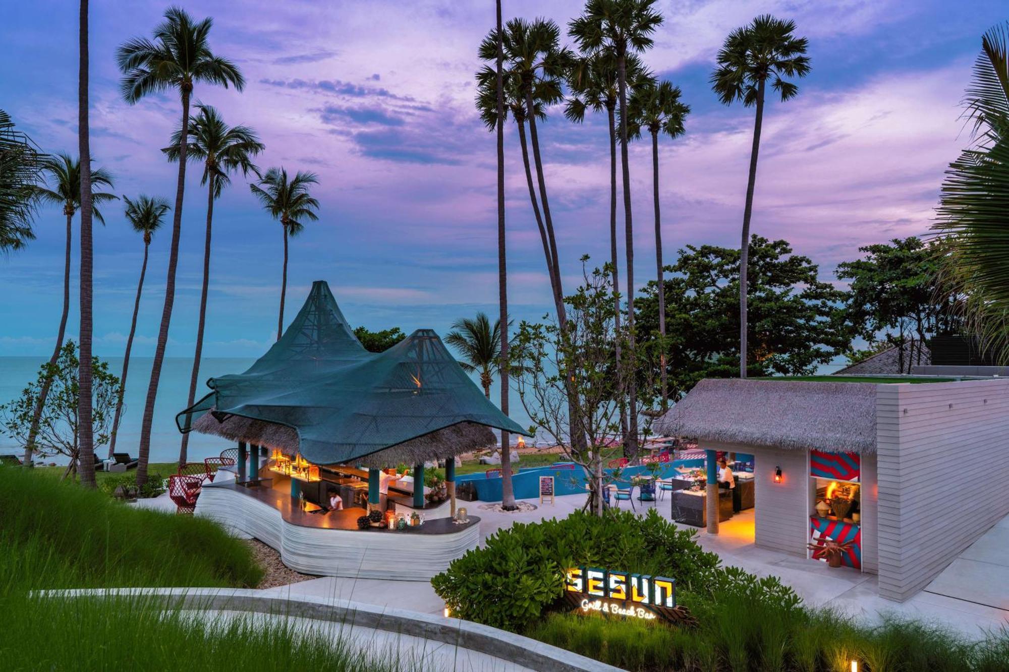 Hyatt Regency Koh Samui Hotel Csaveng-part Kültér fotó The resort's beach club
