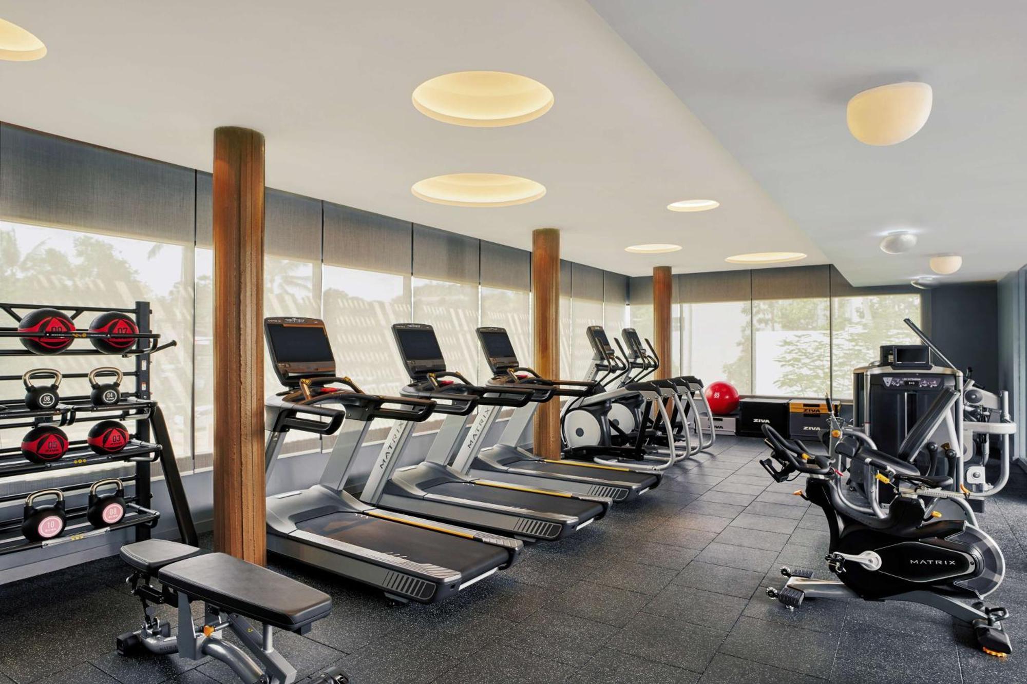 Hyatt Regency Koh Samui Hotel Csaveng-part Kültér fotó The gym at the hotel
