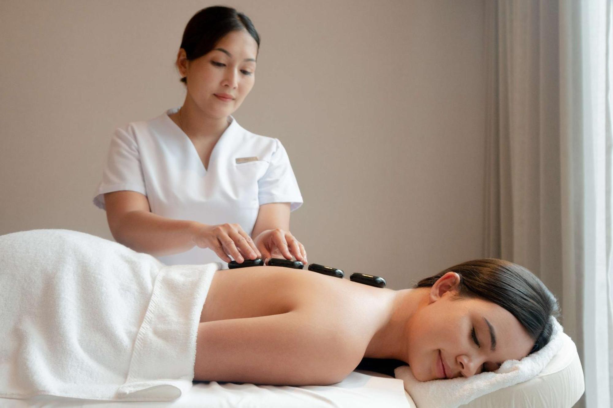 Hyatt Regency Koh Samui Hotel Csaveng-part Kültér fotó Hot stone massage