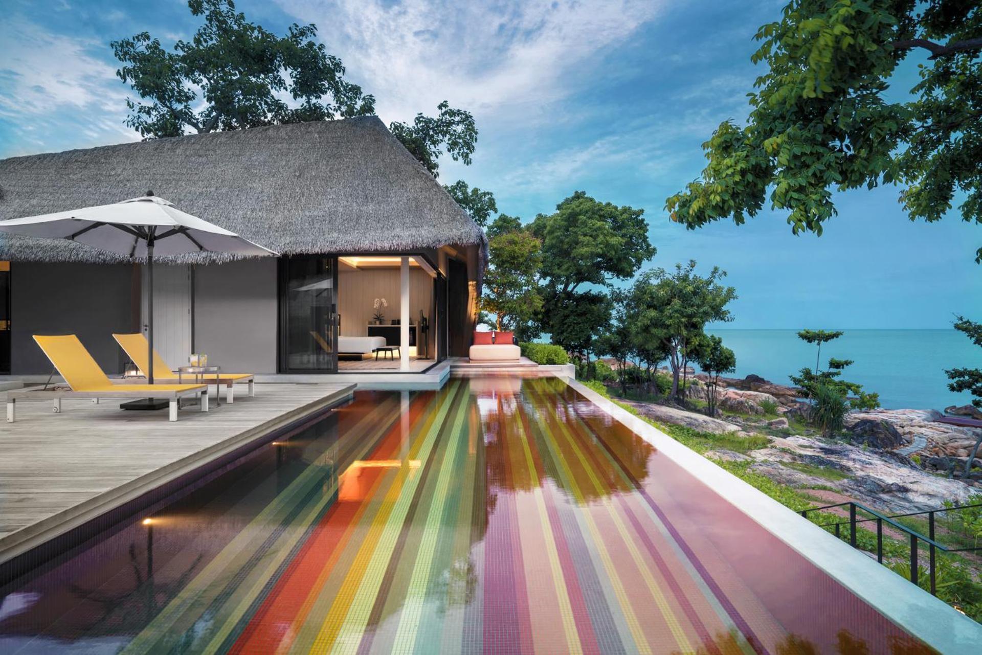 Hyatt Regency Koh Samui Hotel Csaveng-part Kültér fotó 3D rendering of a pool