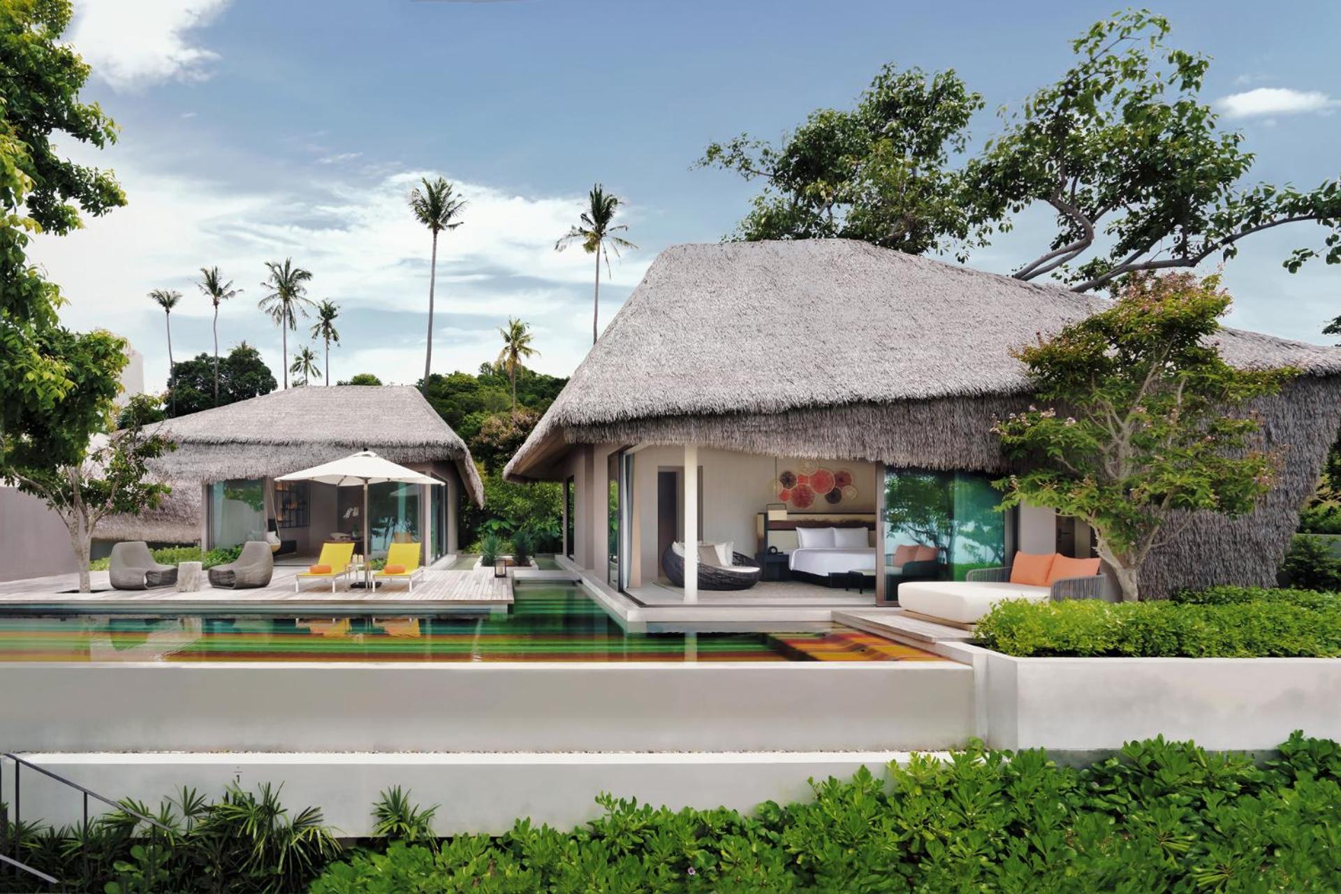 Hyatt Regency Koh Samui Hotel Csaveng-part Kültér fotó The villas at the resort